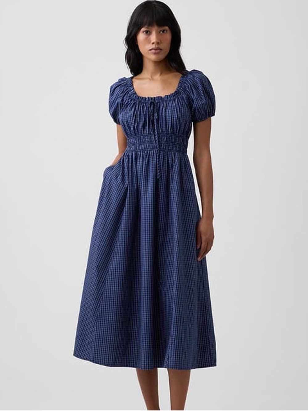 NWT Gap Puff Sleeve Maxi Dress